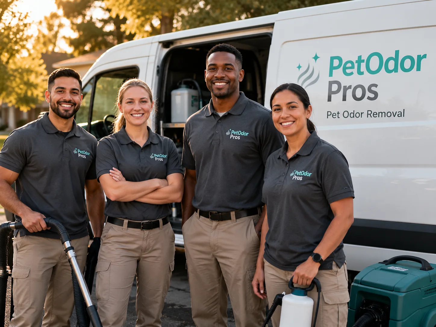 Pet Odor Removal team serving Hunker, PA